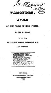 Cover of: Yamoyden, a tale of the wars of King Philip: in six cantos.