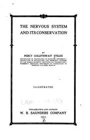 Cover of: The nervous system and its conservation