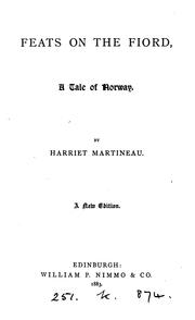 Cover of: Feats on the fiord by Harriet Martineau