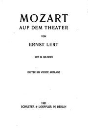 Cover of: Mozart auf dem theater