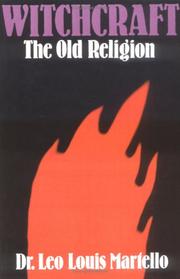 Cover of: Witchcraft: The Old Religion