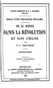 Cover of: Œuvres complètes de P.-J. Proudhon.