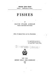 Cover of: Fishes by David Starr Jordan