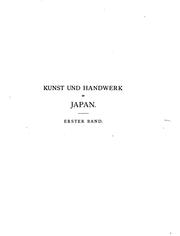 Cover of: Kunst und handwerk in Japan by Justus Brinckmann
