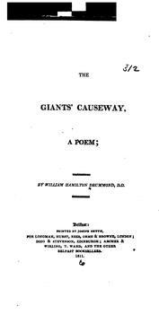 Cover of: The Giant's Causeway: a poem
