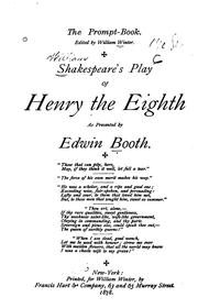 Cover of: Shakespeare's play of Henry the Eighth by William Shakespeare