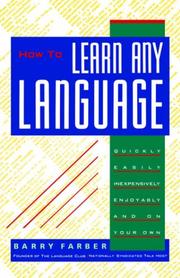 Cover of: How to learn any language