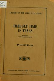 Cover of: Heel-fly time in Texas