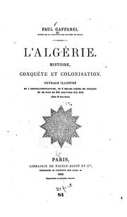 Cover of: L' Algérie