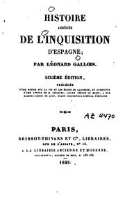 Cover of: Histoire abrégée de l'inquisition d'Espagne