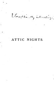 Cover of: Attic nights