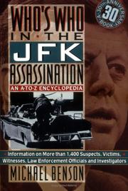 Cover of: Who's Who In The JFK Assassination by Michael Benson