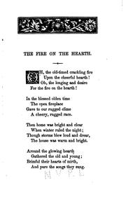 Cover of: The fire on the hearth in Sleepy Hollow.: A Christmas poem of the olden time.