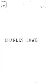 Cover of: Memorial to Charles Lowe. | 