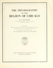 Cover of: The physiography of the region of Chicago