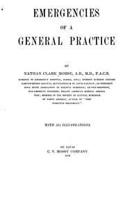 Cover of: Emergencies of a general practice by Nathan Clark Morse