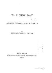 Cover of: A new day by Richard Watson Gilder