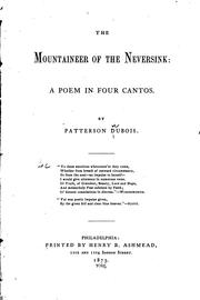 Cover of: The mountaineer of the Neversink by Patterson Du Bois