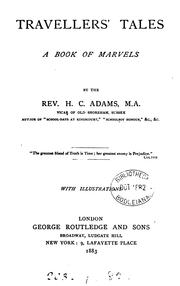 Cover of: Travellers' tales: a book of marvels