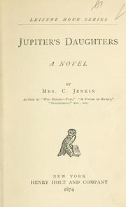 Cover of: Jupiter's daughters: a novel