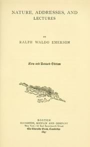 Cover of: Emerson's complete works. by Ralph Waldo Emerson