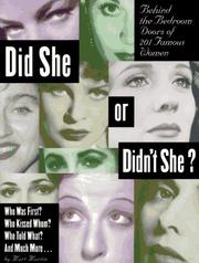 Cover of: Did she or didn't she?: behind the bedroom doors of 201 famous women