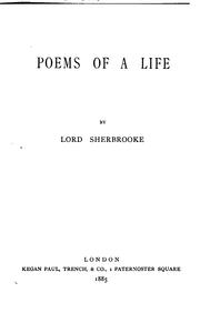 Cover of: Poems of a life