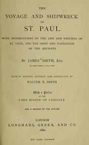 Cover of: The Voyage and Shipwreck of St. Paul | Smith, James