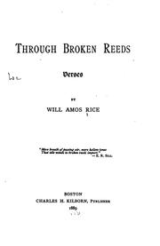 Cover of: Through broken reeds: verses