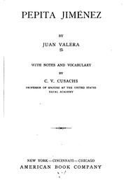 Cover of: Pepita Jiménez by Juan Valera