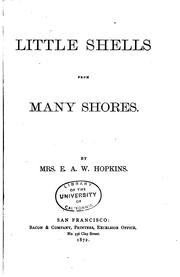 Cover of: Little shells from many shores. by E. A. W. Hopkins