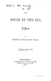 Cover of: The house by the sea.: A poem.