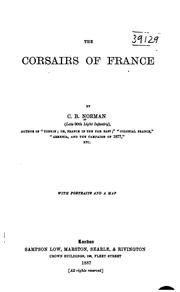 Cover of: The corsairs of France by Charles Boswell Norman