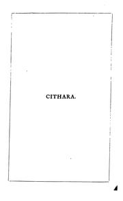 Cover of: Cithara: a selection from the lyrics of Martin F. Tupper ...