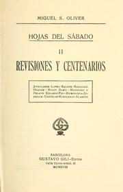 Cover of: Hojas del sábado.