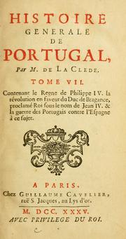 Cover of: Histoire generale de Portugal