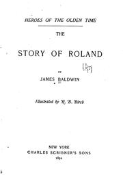 Cover of: The story of Roland by James Baldwin