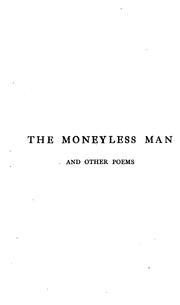 Cover of: The moneyless man: and other poems