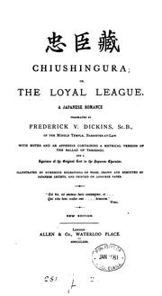 Cover of: Chūshingura: (The Treasury of Loyal Retainers)