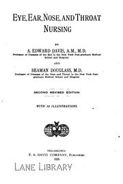 Cover of: Eye, ear, nose, and throat nursing