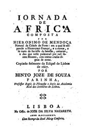 Cover of: Iornada de Africa by Jeronymo de Mendonça