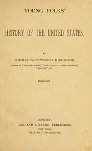 Cover of: Young folks' history of the United States. by Thomas Wentworth Higginson