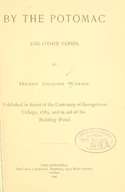 Cover of: By the Potomac and other verses