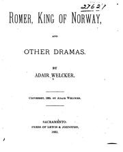 Cover of: Romer, King of Norway: and other dramas.