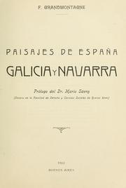 Cover of: Paisajes de España: Galicia y Navarra