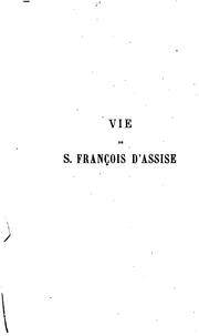 Cover of: Vie de s. François d'Assise by Sabatier, Paul