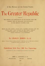 Cover of: A new history of the United States. by Charles Morris