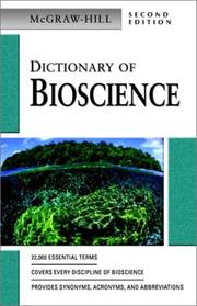 Cover of: Dictionary of Bioscience