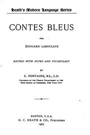 Cover of: Contes bleus