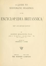 Cover of: A guide to systematic readings in the Encyclopaedia britannica. by James Baldwin